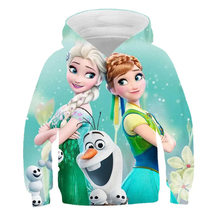 Frozen Anna And Elsa Autumn Hoodie