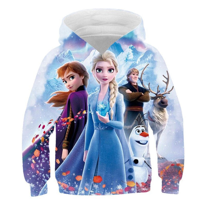 Frozen Anna And Elsa Autumn Hoodie