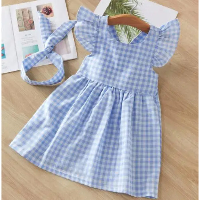 Gingham Check Summer Dress