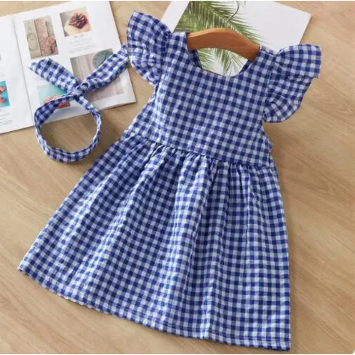 Gingham Check Summer Dress