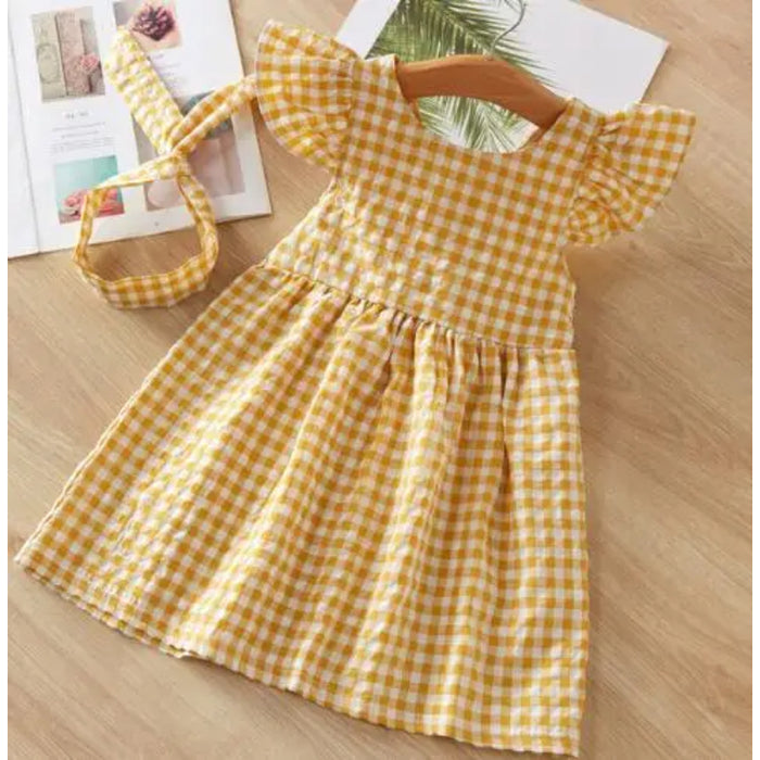 Gingham Check Summer Dress