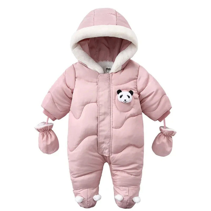 Hooded Toddler Warm Jumpsuit