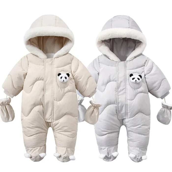 Hooded Toddler Warm Jumpsuit