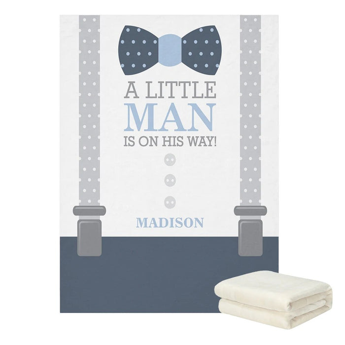 Mansion Partnered Personalized Name Blanket