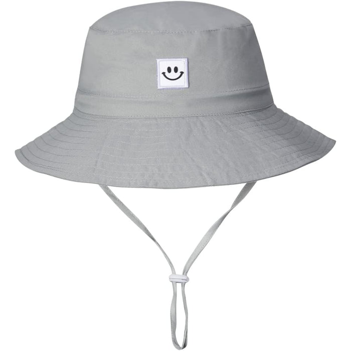 Smiley Emoji Patch Toddler Sun Hat