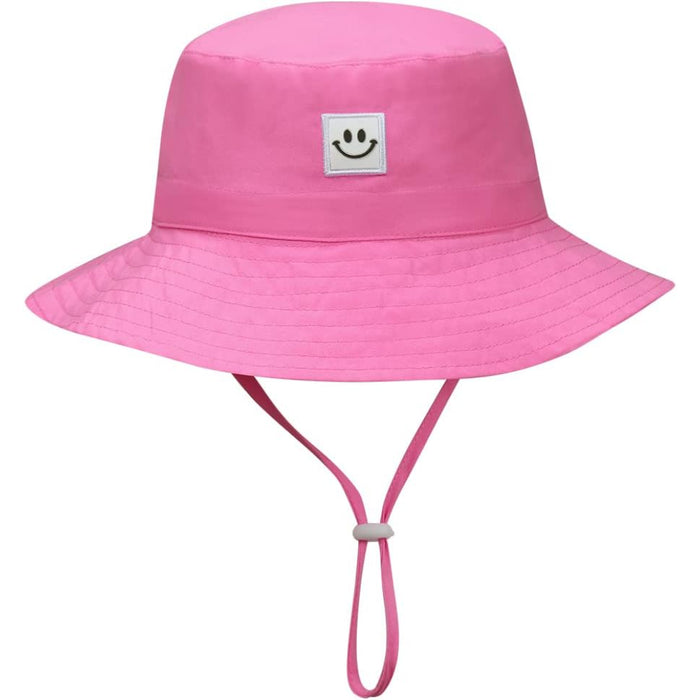 Smiley Emoji Patch Toddler Sun Hat