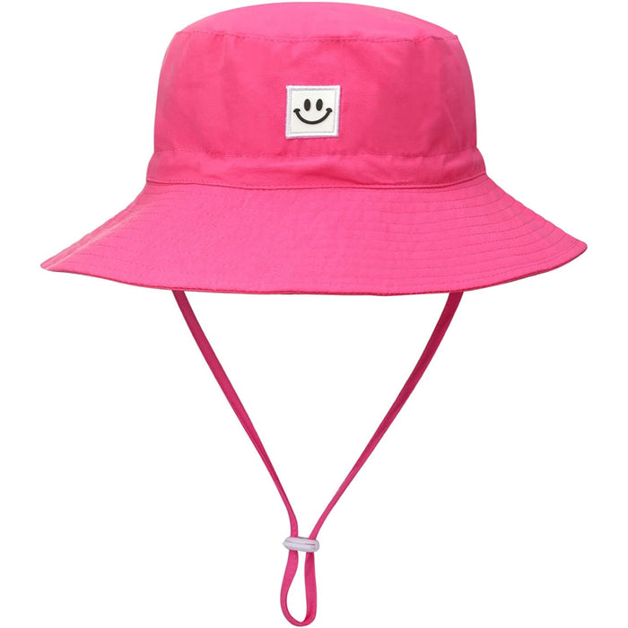 Smiley Emoji Patch Toddler Sun Hat