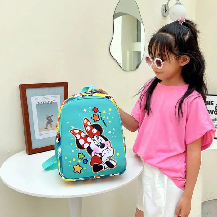 Mickey And Minnie Printed Backpack