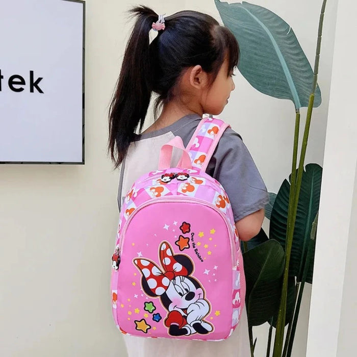 Mickey And Minnie Printed Backpack