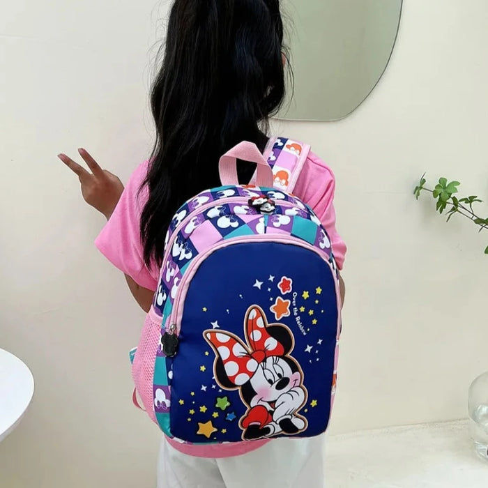 Mickey And Minnie Printed Backpack