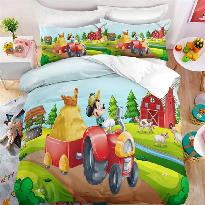 Mickey Minnie Mouse Bedding Set