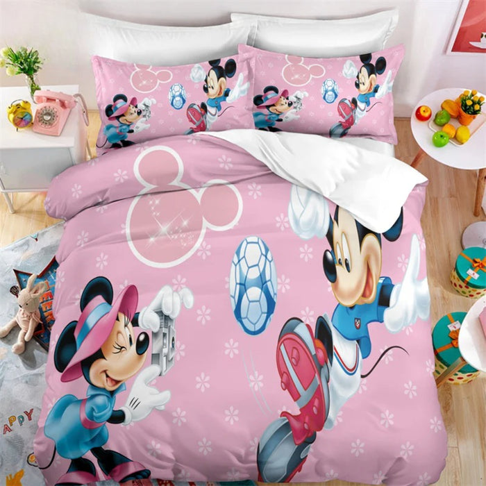 Mickey Minnie Mouse Bedding Set