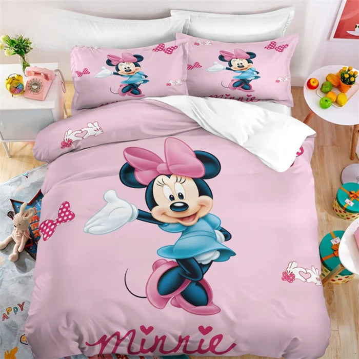 Mickey Minnie Mouse Bedding Set