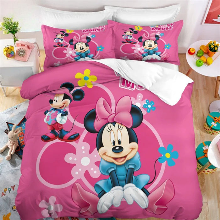 Mickey Mouse Printed Bedding Set