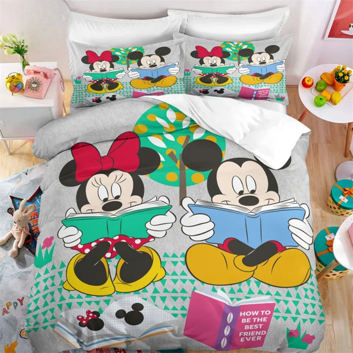 Mickey Mouse Printed Bedding Set