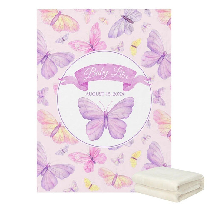 Personalized Butterfly Bedding Set