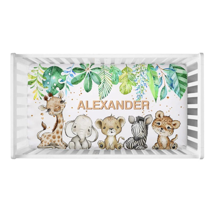 Custom Safari Wildlife Bedding Set