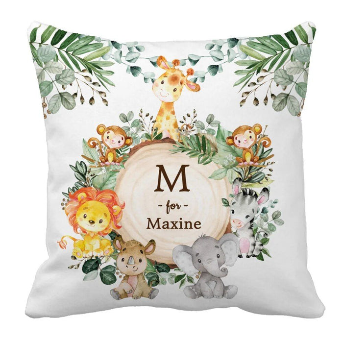 Personalized Jungle Theme Bedding Set