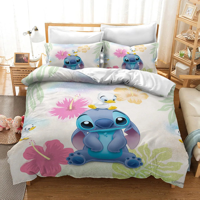 Printed Bedroom Bedding Set