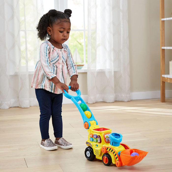 Push And Pop Bulldozer Toy