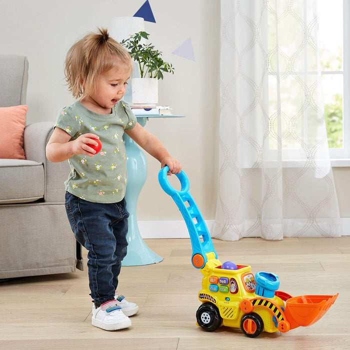 Push And Pop Bulldozer Toy