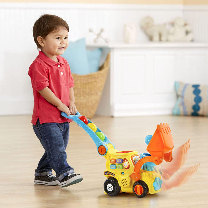 Push And Pop Bulldozer Toy