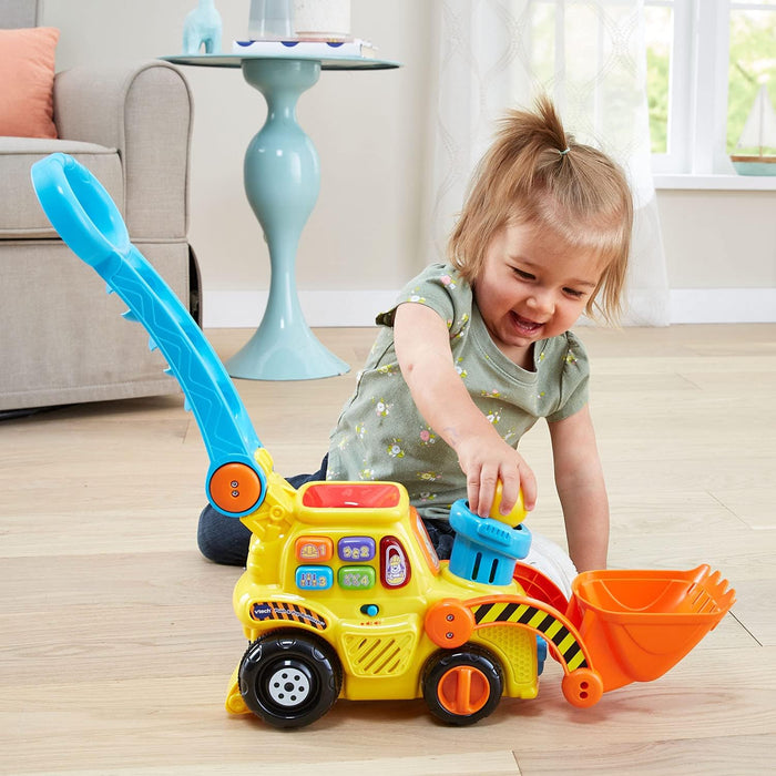 Push And Pop Bulldozer Toy