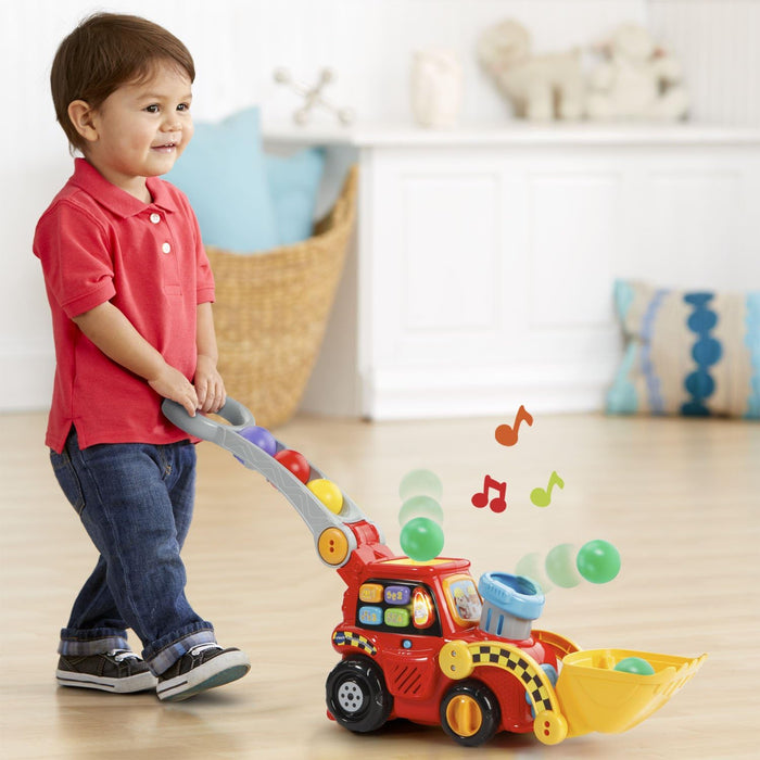 Push And Pop Bulldozer Toy