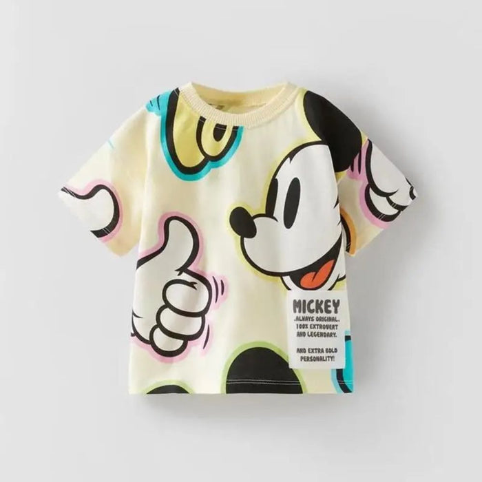 Short Sleeve Basic Tops Cartoon T Shirt