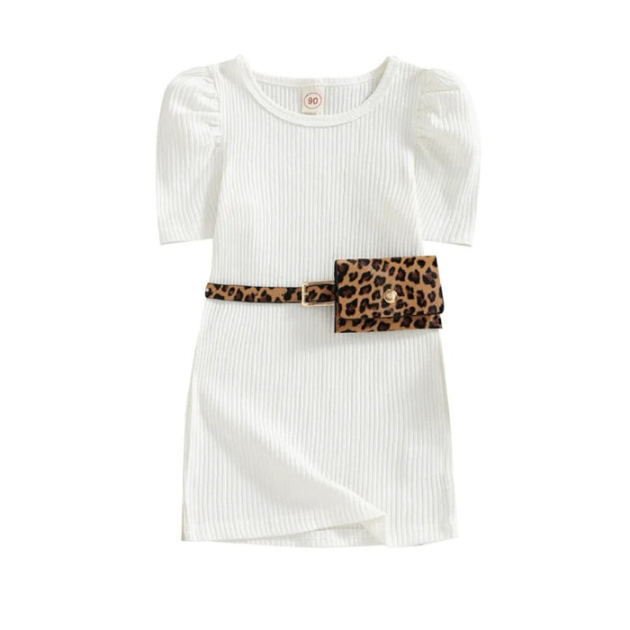 Casual Short Sleeve Dress Set