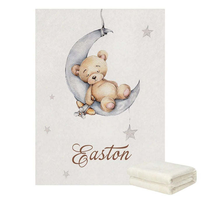 Sleeping Bear Custom Name Crib Bedding Set