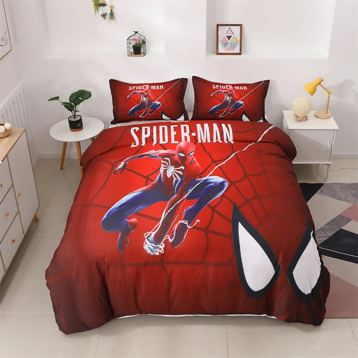 Spiderman Printed Bedding Set