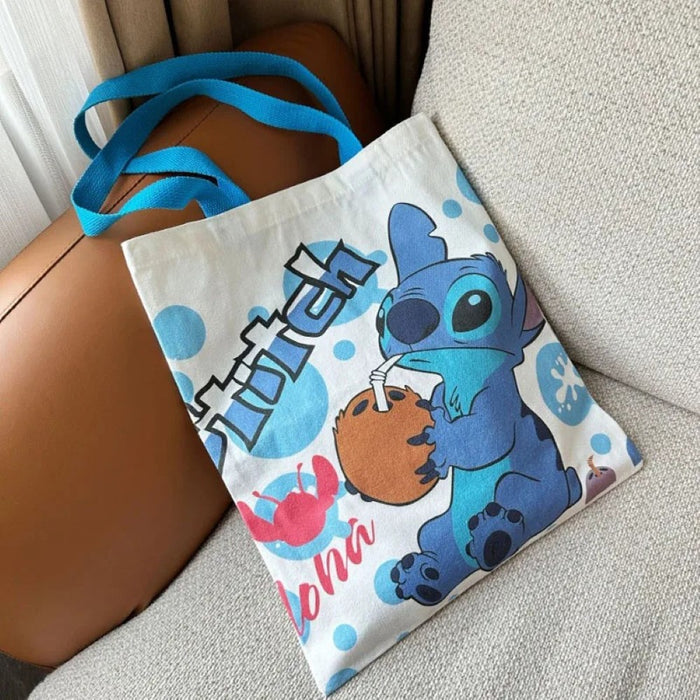 Stitch Cartoon Canvas Bag