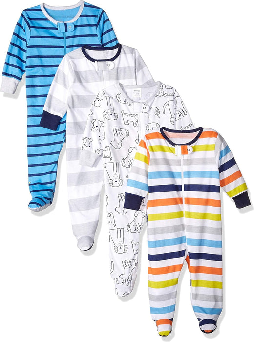 Striped And Patterned Baby Sleepers