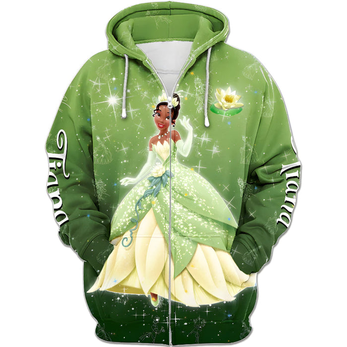 Animated Character Zip Up Hoodie For Kids