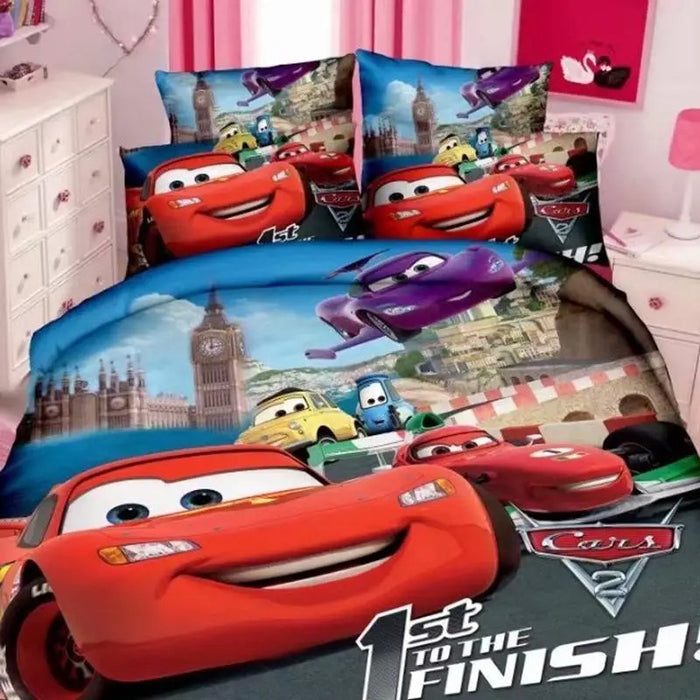 Textile Cars Cartoon Bedding Set