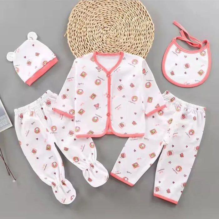 Five Piece Newborns Baby Outfit Set