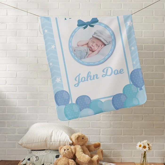 Personalized Name And Photo Blanket