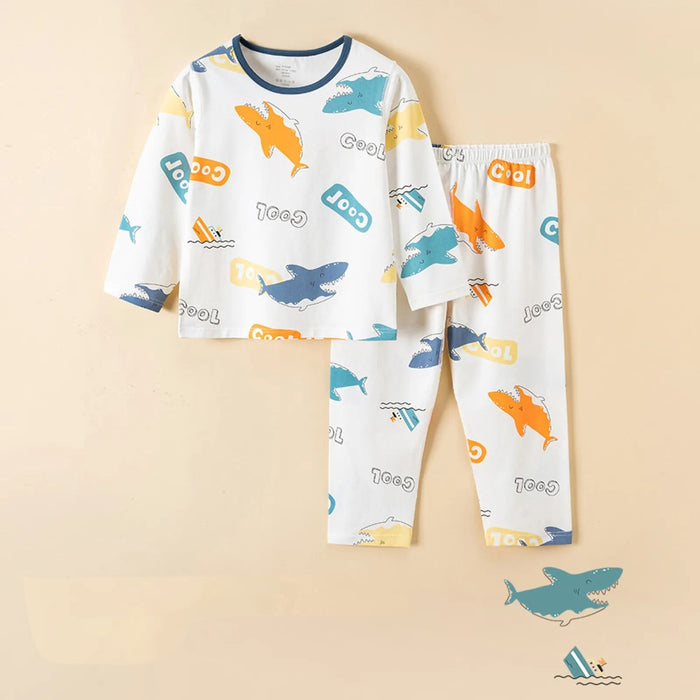 2 Pieces Clothing Autumn Pajama Sets