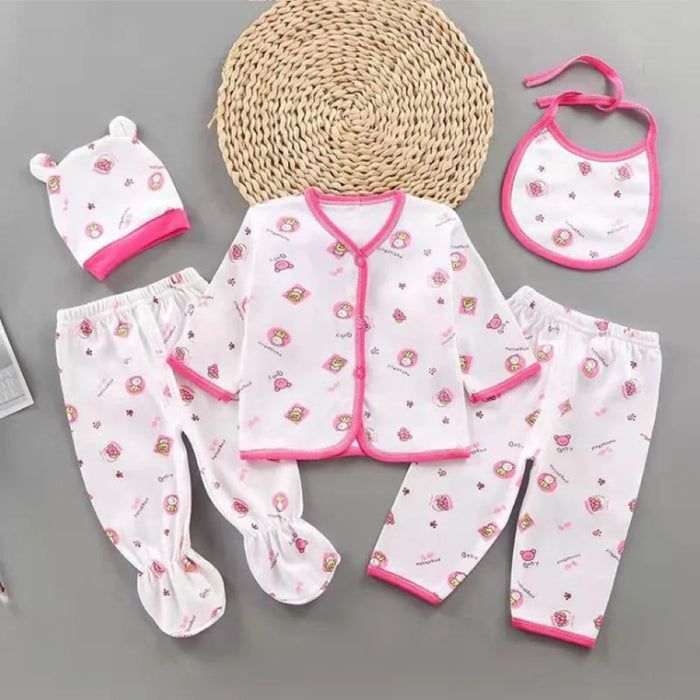 Five Piece Newborns Baby Outfit Set