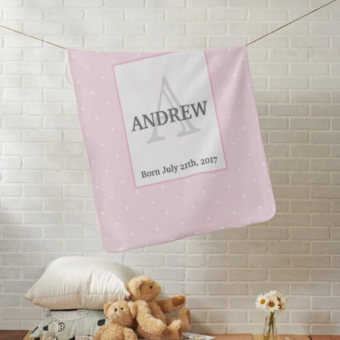 Custom Birthday And Name Blanket