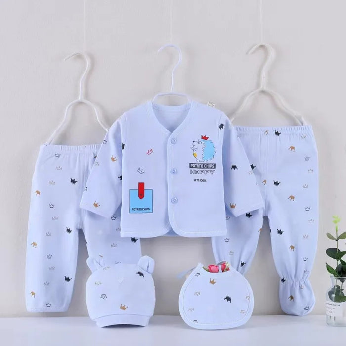 Five Piece Newborns Baby Outfit Set