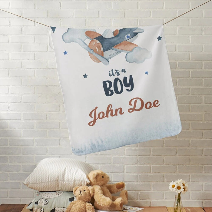 Personalized Name And Photo Blanket