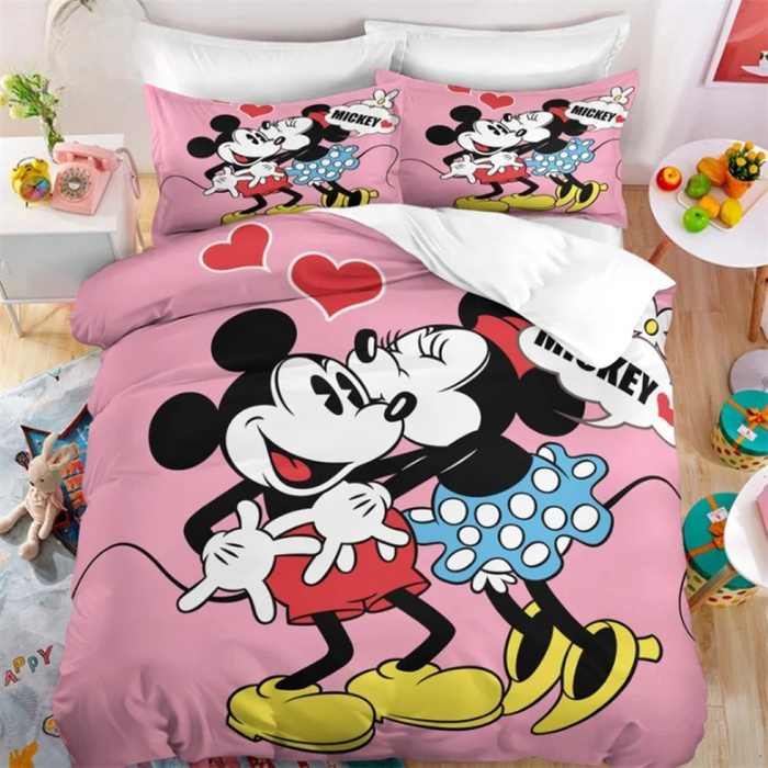 Mickey Minnie Mouse Bedding Set