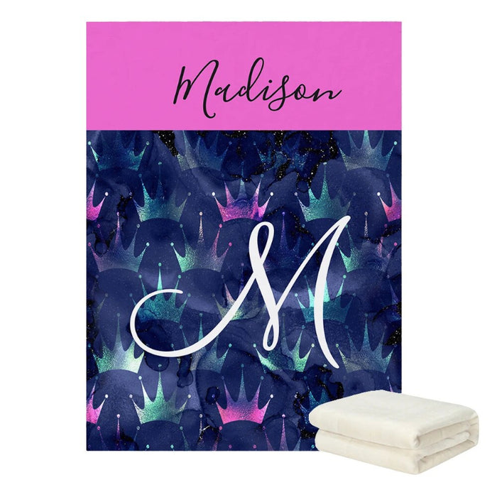 Personalized Sparkles Design Blankets