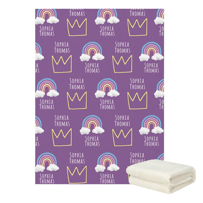 Personalized Mystical Unicorn Blanket