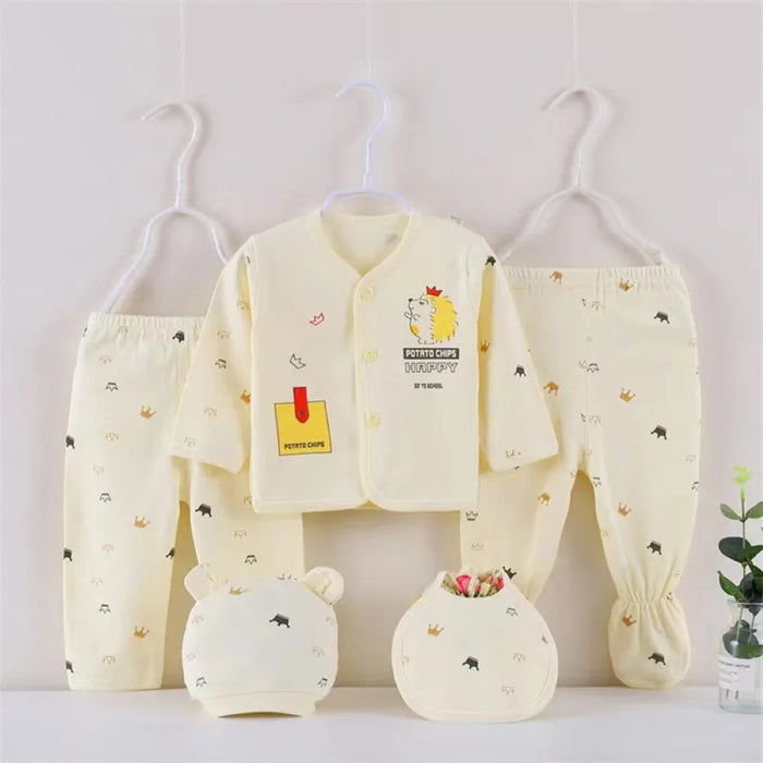 Five Piece Newborns Baby Outfit Set