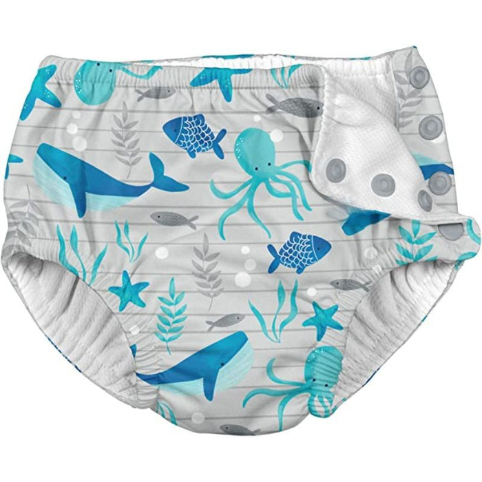 Colorful Printed Baby Reusable Absorbent Swimsuit Diaper