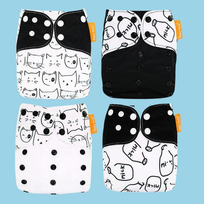 Washable cloth diapers.
