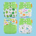 Washable diapers.
